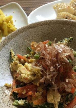 なばなの炒め物-レシピのメイン写真
