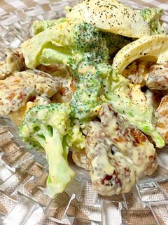 簡単!!しっとり胸肉のマヨネーズ和え♪-レシピのメイン写真