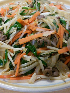 ハツの入った野菜炒め-レシピのメイン写真