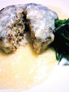 鶏ごぼうハンバーグ-レシピのメイン写真