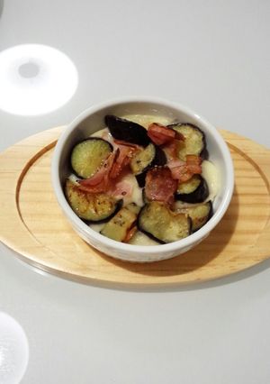 なすとベーコンのココットカマン-レシピのメイン写真