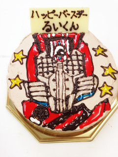 仮面ライダードライブ バースデーケーキ-レシピのメイン写真