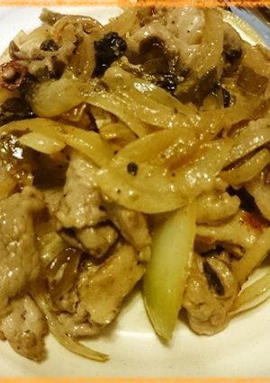 マヨ好き絶賛♪豚肉とからし高菜のマヨ炒め-レシピのメイン写真