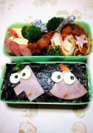 キャラ弁　フィニアスとファーブ-レシピのメイン写真