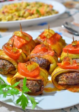 トルコ料理☆茄子巻きキョフテ-レシピのメイン写真