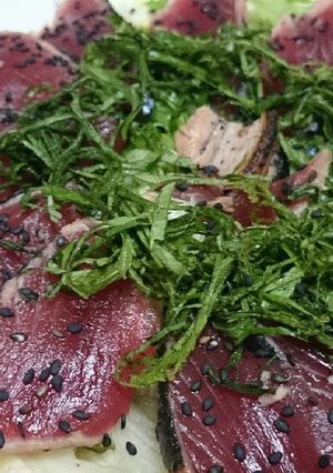 鰹のたたきサラダ-レシピのメイン写真