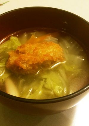 野菜スープinカキフライ！？-レシピのメイン写真