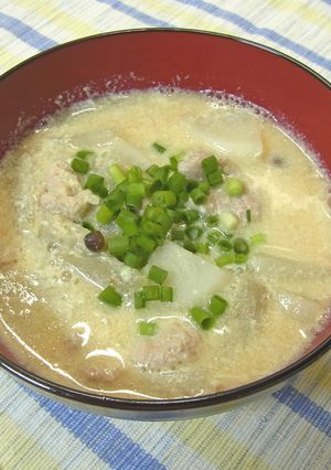 かぶと豚肉の味噌豆乳スープ-レシピのメイン写真