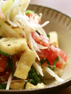 まぐろと香味野菜の酢味噌和え-レシピのメイン写真