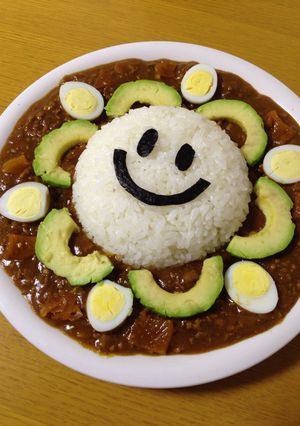 にこにこカレー アボカドのせ-レシピのメイン写真