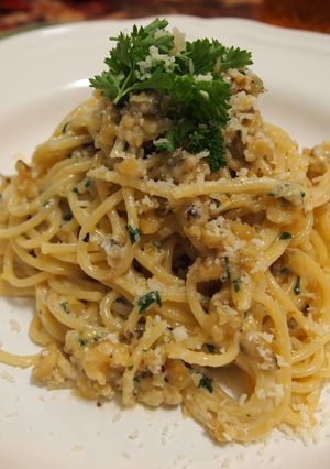胡桃とレモンのクリームスパゲッティ-レシピのメイン写真