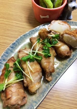 うまっ！豚うす切り肉のじゃが巻き煮豚風-レシピのメイン写真