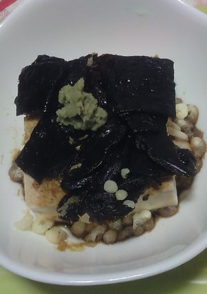肉厚椎茸昆布の冷奴のタパス-レシピのメイン写真