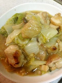 鶏肉と白菜の焼き蒸し煮-レシピのメイン写真