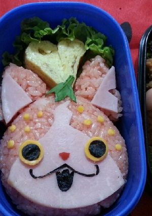 妖怪ウォッチキャラ弁～イチゴニャン-レシピのメイン写真