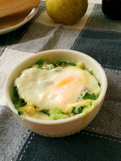 ココットカマン☆朝食バランス卵-レシピのメイン写真