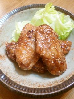 手羽先の甘辛♪-レシピのメイン写真