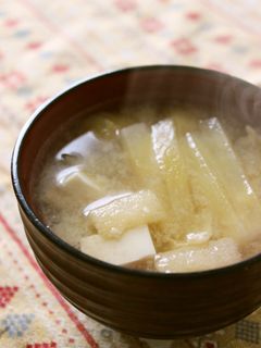 ヤーコンのお味噌汁-レシピのメイン写真