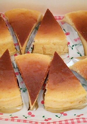 少ない材料で簡単！絶品スフレチーズケーキ-レシピのメイン写真