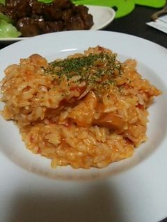 トマトスープリメイク リゾット風-レシピのメイン写真