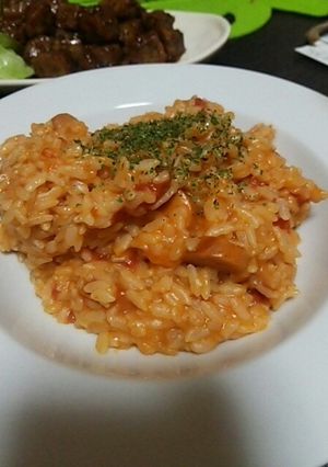トマトスープリメイク　リゾット風-レシピのメイン写真