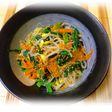 豆もやしとほうれん草のナムル