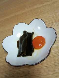 絶品♡卵黄の白だし漬け!-レシピのメイン写真