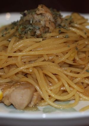 鶏肉の塩レモンパスタ-レシピのメイン写真