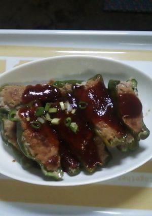 肉詰めピーマンのデミグラ味-レシピのメイン写真