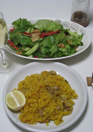 スペインの炊込みご飯：アロスコンポージョ-レシピのメイン写真