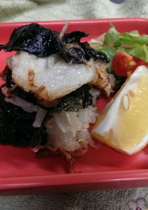 簡単 千切大根と鮭のあらのブチおやき-レシピのメイン写真