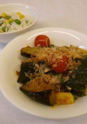 夏野菜のビタミンホットサラダ-レシピのメイン写真