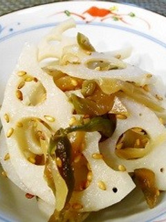 蓮根のザーサイきんぴら-レシピのメイン写真