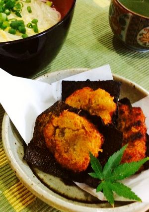 菊芋餅の磯部揚げ-レシピのメイン写真