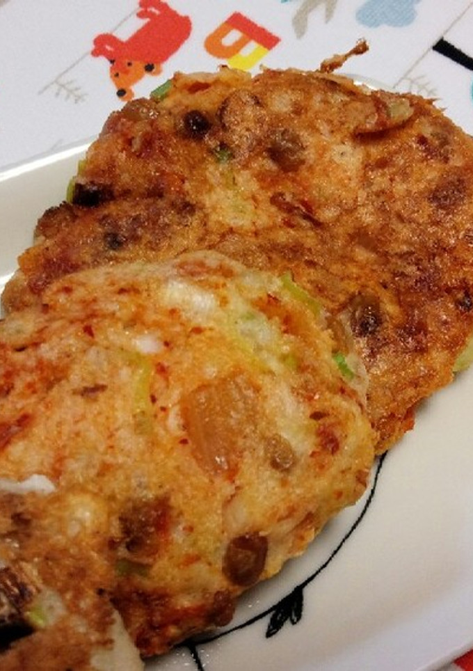 おつまみに♪大和芋のキムチ納豆焼き-レシピのメイン写真