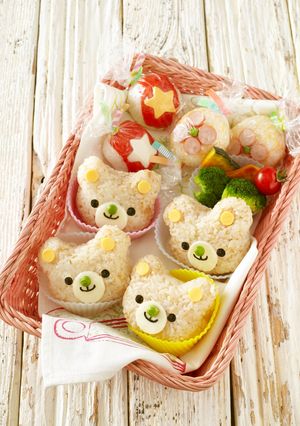 デコ弁☆くまさんおにぎり-レシピのメイン写真