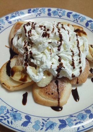 コストコ ディナーロールでパンケーキ風-レシピのメイン写真