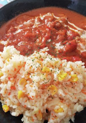 野菜嫌い克服♪カラフルにんじんピラフ-レシピのメイン写真