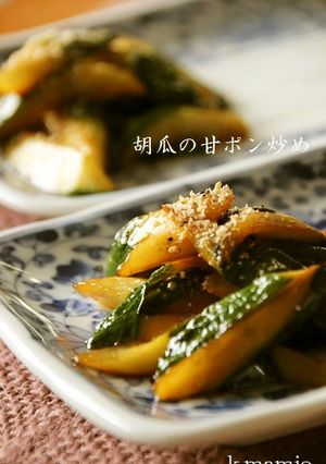 胡瓜の甘ポン炒め-レシピのメイン写真