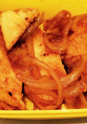鶏むねの生姜焼き♫簡単◎-レシピのメイン写真