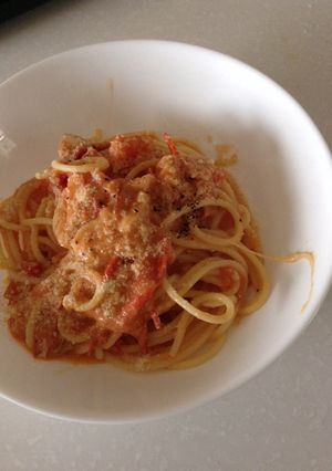 激ウマ！簡単！ツナのトマトクリームパスタ-レシピのメイン写真