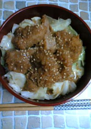 甘辛・ソースカツ丼-レシピのメイン写真