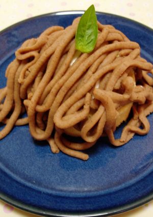 栗の渋皮煮　DE　モンブラン-レシピのメイン写真