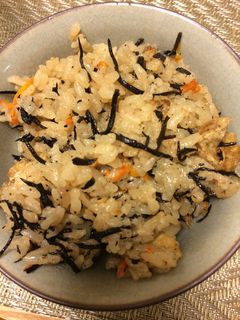 煮物リメイク 煮汁で炊き込みご飯-レシピのメイン写真