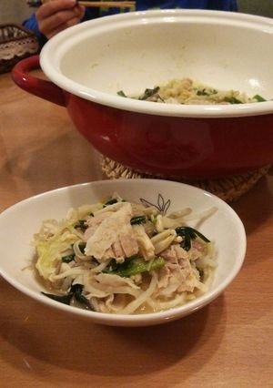 簡単!!キャベツ＆豚バラ塩蒸し鍋-レシピのメイン写真