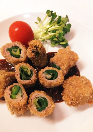 長ネギの豚肉巻き巻きフライ-レシピのメイン写真