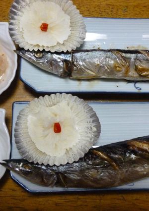 さんま　　もみじおろしも付けて-レシピのメイン写真