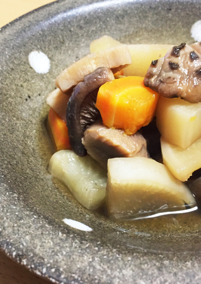 圧力鍋☆蓮根大根のやさしい煮物-レシピのメイン写真