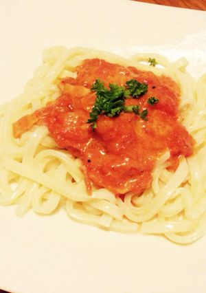冷凍うどんでパスタ風-レシピのメイン写真