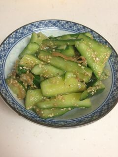 さっぱり!おつまみ!梅きゅうり-レシピのメイン写真